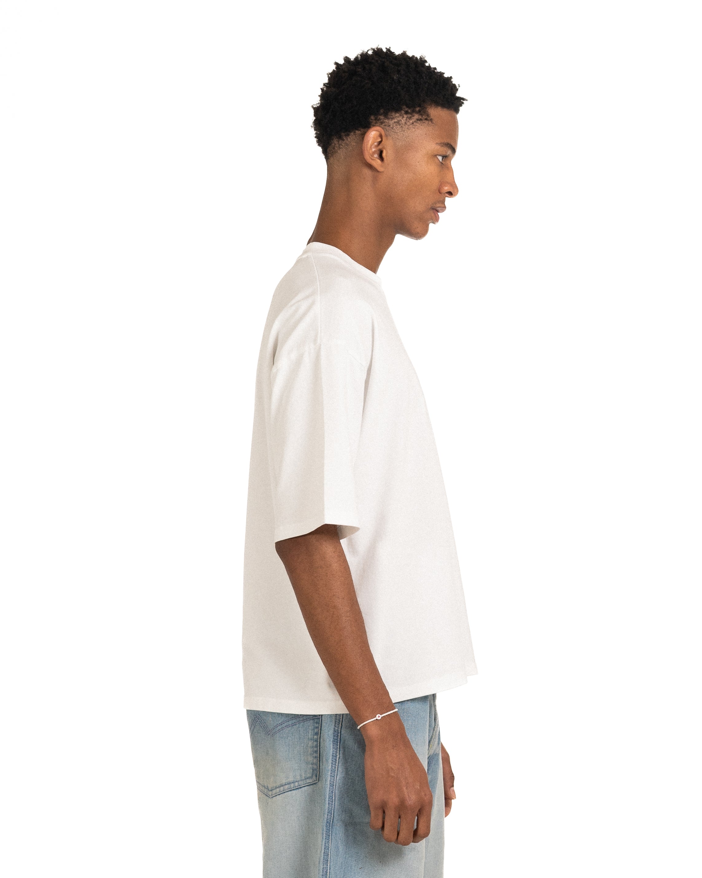 T-Shirt Cropped (1/2 Sleeve) White