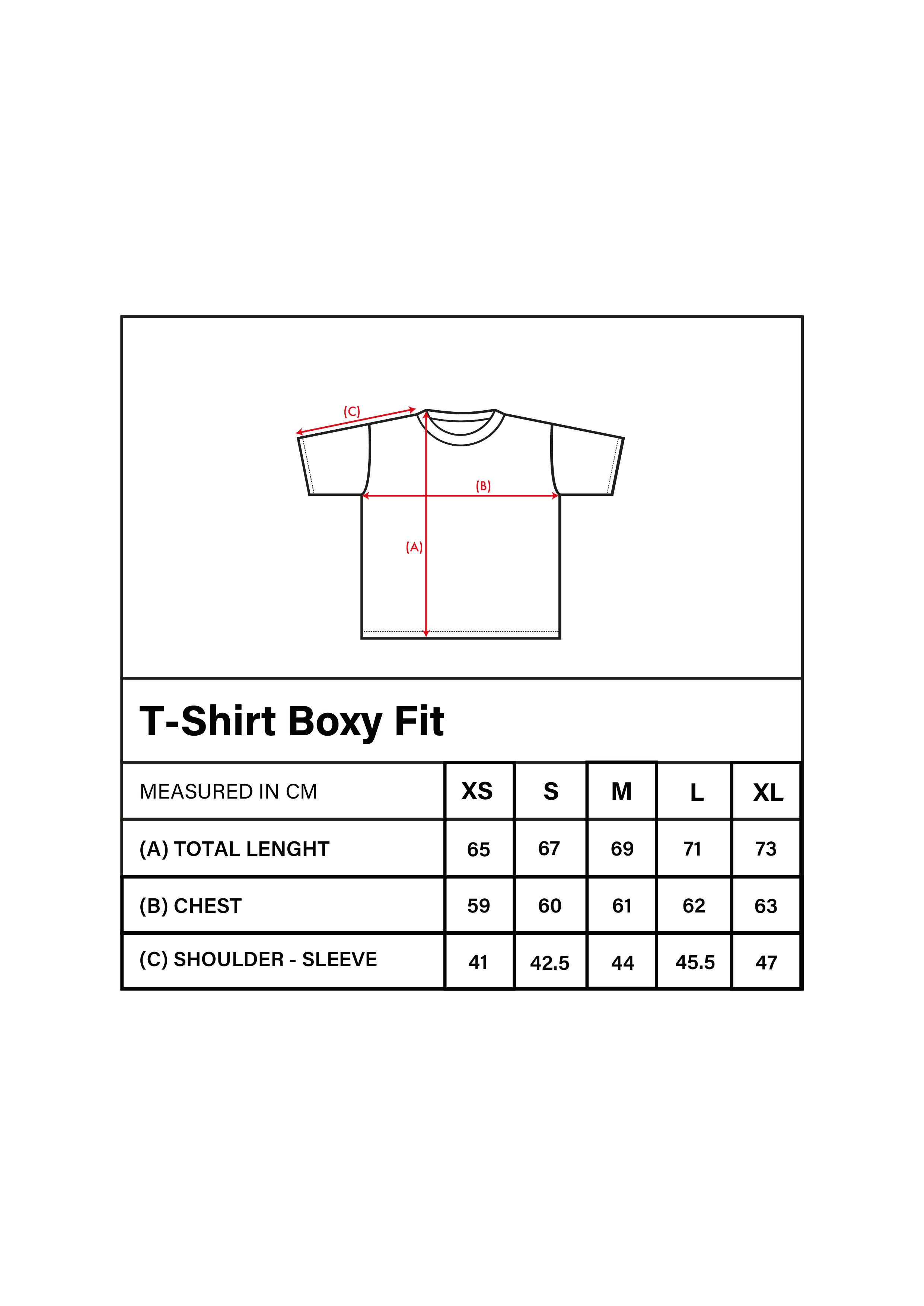T-Shirt Boxy Black
